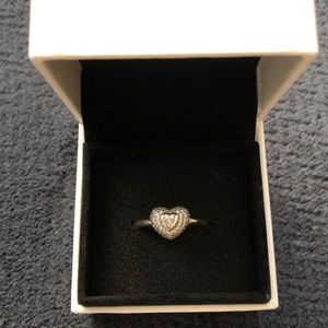 Pandora In My Heart Pave Ring